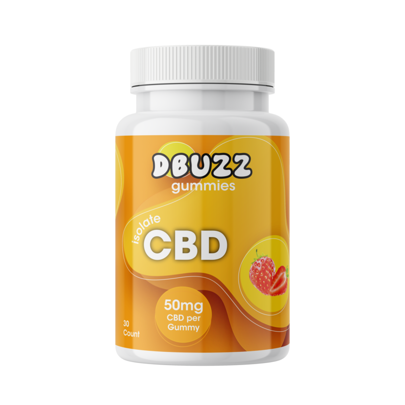 Gummies with 50mg CBD (Isolate) 30 ct.